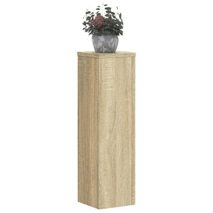 vidaXL Plant Stand 2pcs Sonoma Oak 17x17x60 cm Engineered Wood