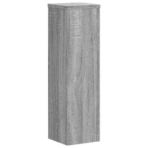 vidaXL Plant Stand 2pcs Grey Sonoma 17x17x60 cm Engineered Wood