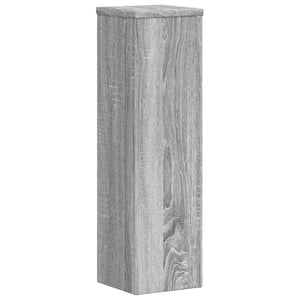 vidaXL Plant Stand 2pcs Grey Sonoma 17x17x60 cm Engineered Wood