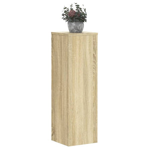 vidaXL Plant Stand 2pcs Sonoma Oak 25x25x80 cm Engineered Wood