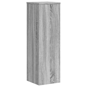 vidaXL Plant Stand 2pcs Grey Sonoma 25x25x80 cm Engineered Wood