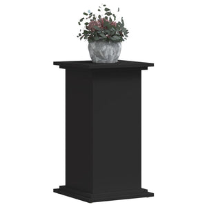 vidaXL Plant Stand Black 33x33x60 cm Engineered Wood