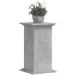 vidaXL Plant Stand Concrete Grey 33x33x60 cm Engineered Wood