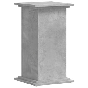 vidaXL Plant Stand Concrete Grey 33x33x60 cm Engineered Wood