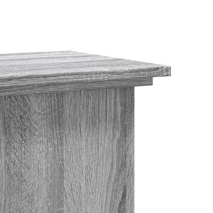 vidaXL Plant Stand Grey Sonoma 33x33x60 cm Engineered Wood