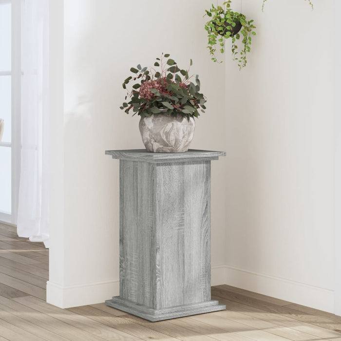 vidaXL Plant Stand Grey Sonoma 33x33x60 cm Engineered Wood