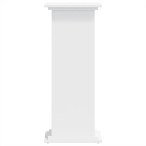 vidaXL Plant Stand White 33x33x80 cm Engineered Wood