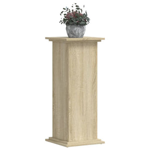 vidaXL Plant Stand Sonoma Oak 33x33x80 cm Engineered Wood