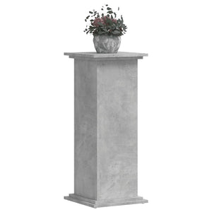 vidaXL Plant Stand Concrete Grey 33x33x80 cm Engineered Wood