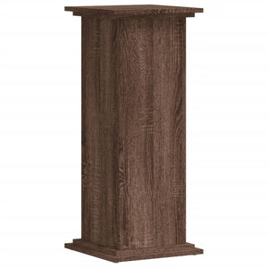 vidaXL Plant Stand Brown Oak 33x33x80 cm Engineered Wood