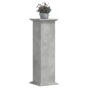 vidaXL Plant Stand Concrete Grey 33x33x100 cm Engineered Wood