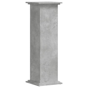 vidaXL Plant Stand Concrete Grey 33x33x100 cm Engineered Wood