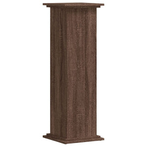 vidaXL Plant Stand Brown Oak 33x33x100 cm Engineered Wood