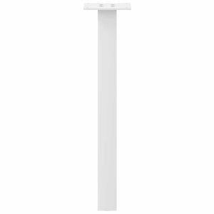 vidaXL Coffee Table Legs 4 pcs White 30 cm Steel