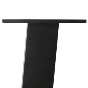 vidaXL Coffee Table Legs 4 pcs Black 42 cm Steel