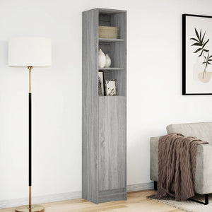 vidaXL Sideboard with LED Grey Sonoma 36x32.5x200 cm Engineered Wood