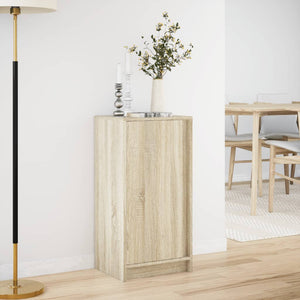 vidaXL Sideboard with LED Sonoma Oak 42.5x34x85 cm Engineered Wood