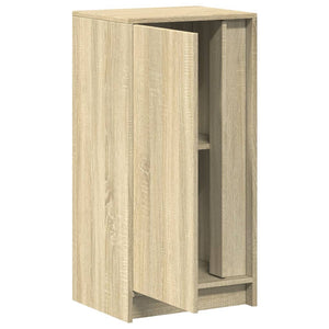 vidaXL Sideboard with LED Sonoma Oak 42.5x34x85 cm Engineered Wood