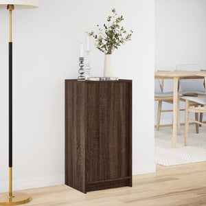 vidaXL Sideboard with LED Brown Oak 42.5x34x85 cm Engineered Wood