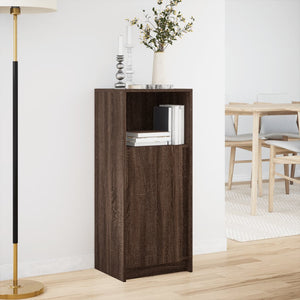 vidaXL Sideboard with LED Brown Oak 42.5x34x100 cm Engineered Wood