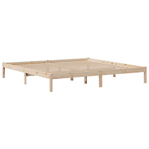 vidaXL Bed Frame without Mattress 200x200 cm Solid Wood Pine