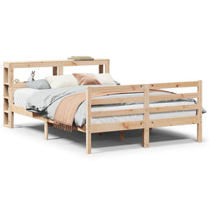 vidaXL Bed Frame with Headboard without Mattress 120x190 cm Small Double