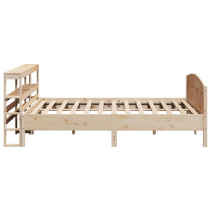 vidaXL Bed Frame without Mattress 180x200 cm Super King Solid Wood Pine