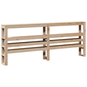 vidaXL Bed Frame without Mattress 180x200 cm Super King Solid Wood Pine