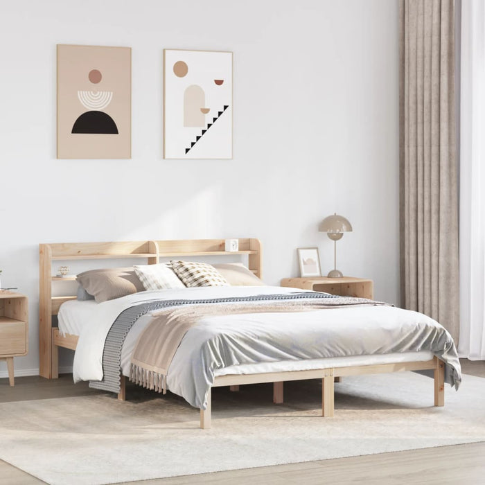 vidaXL Bed Frame without Mattress 120x200 cm Solid Wood Pine