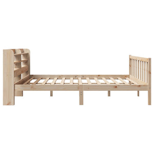 vidaXL Bed Frame without Mattress 180x200 cm Super King Solid Wood Pine