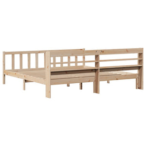 vidaXL Bed Frame without Mattress 180x200 cm Super King Solid Wood Pine