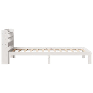 vidaXL Bed Frame with Headboard without Mattress White 75x190 cm Small Single