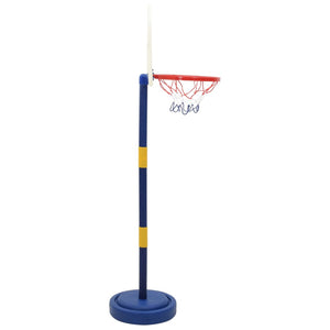 vidaXL Basketball Stand with Ball and Pump Adjustable Height 90/121 cm