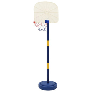 vidaXL Basketball Stand with Ball and Pump Adjustable Height 90/121 cm