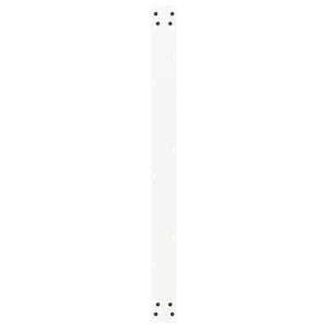 vidaXL Coffee Table Legs U-Shaped 2 pcs White 100x(72-73) cm Steel