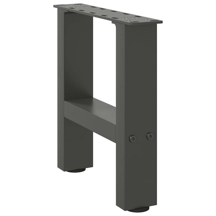 vidaXL Coffee Table Legs Anthracite 2 pcs 30×30 cm Steel