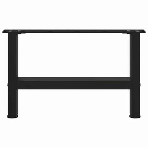 vidaXL Coffee Table Legs Black 2 pcs 30×50 cm Steel