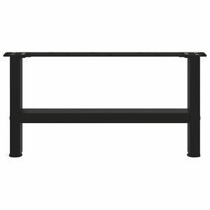 vidaXL Coffee Table Legs Black 2 pcs 30×60 cm Steel