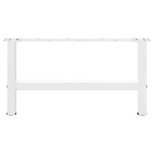 vidaXL Coffee Table Legs White 2 pcs 30×60 cm Steel