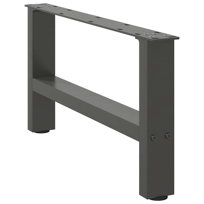 vidaXL Coffee Table Legs Anthracite 2 pcs 30×60 cm Steel