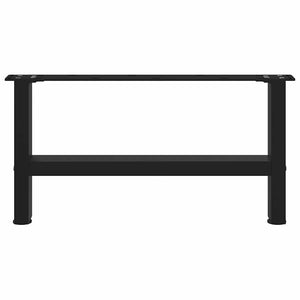 vidaXL Coffee Table Legs Black 2 pcs 30×70 cm Steel