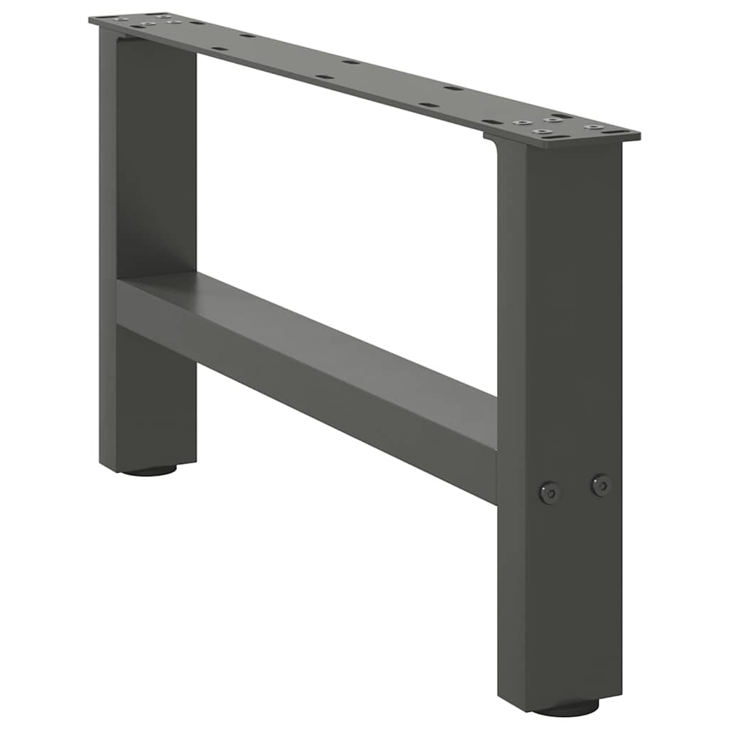 vidaXL Coffee Table Legs Anthracite 2 pcs 30×70 cm Steel