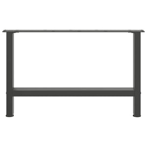 vidaXL Coffee Table Legs Anthracite 2 pcs 70x(42-43) cm Steel