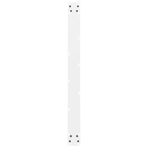 vidaXL Coffee Table Legs White 2 pcs 90x(72-73) cm Steel