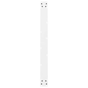 vidaXL Coffee Table Legs White 2 pcs 100x(72-73) cm Steel