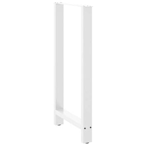 vidaXL Coffee Table Legs White 2 pcs 60x(110-111) cm Steel