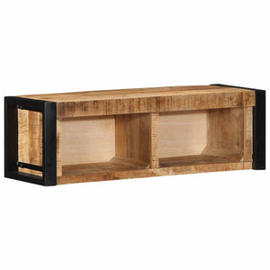 vidaXL TV Cabinet 80x30x25 cm Solid Rough Wood Mango