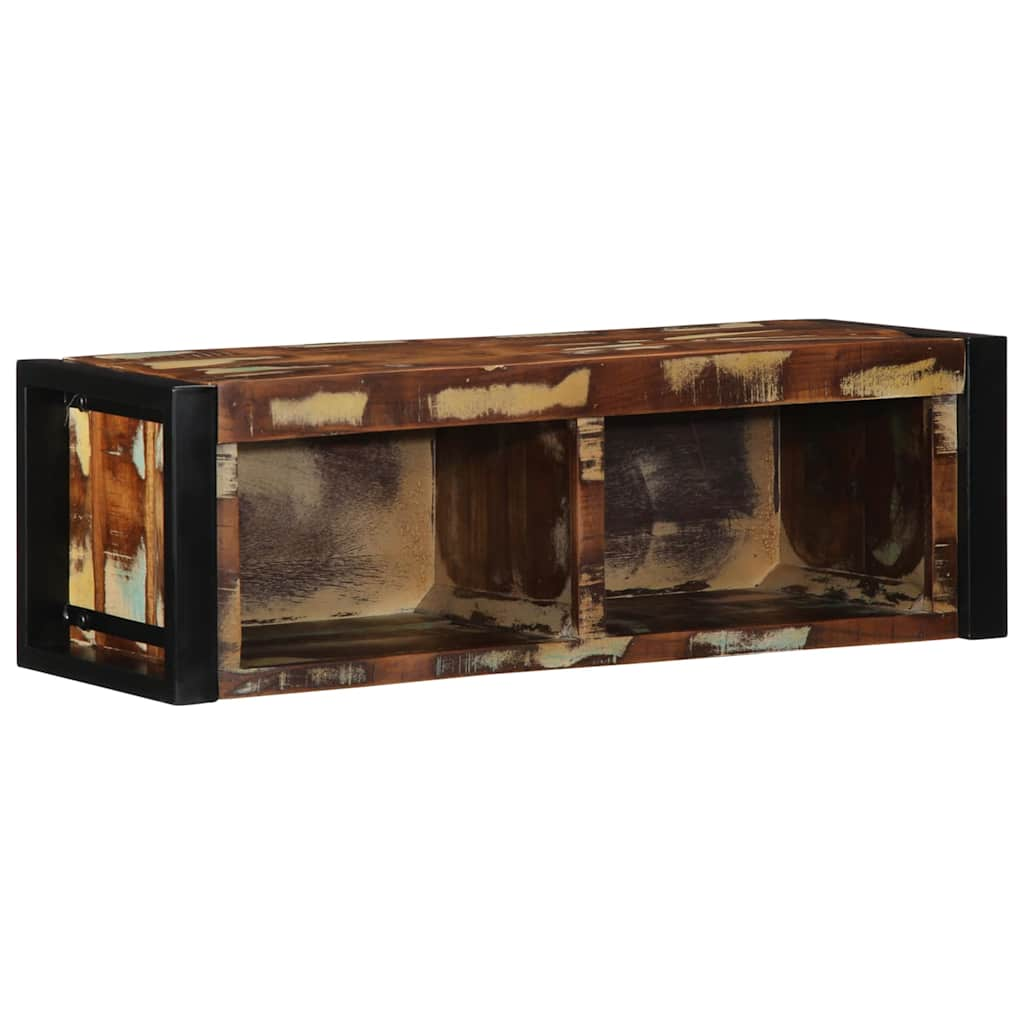 vidaXL TV Cabinet Multicolour 80x30x25 cm Solid Wood Reclaimed