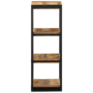 vidaXL Wall Shelf 35x35x100 cm Solid Rough Wood Mango