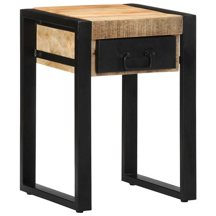 vidaXL Side Table 35x35x50 cm Solid Rough Wood Mango